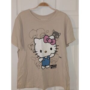 Hello‎ Kitty T-Shirt and Friends Graphic Print Crew Neck Top XXL NWT